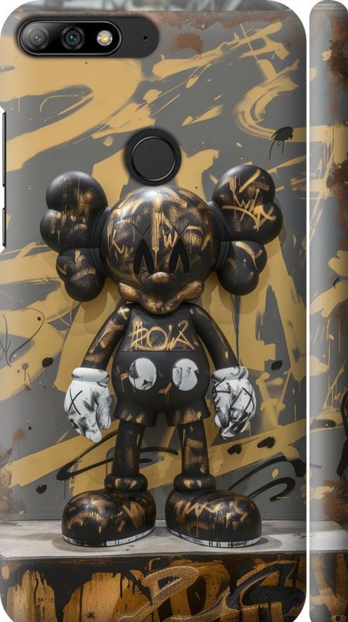 Чехол на Huawei Y7 Prime 2018 Bronze kaws (6097m-1509-42517)