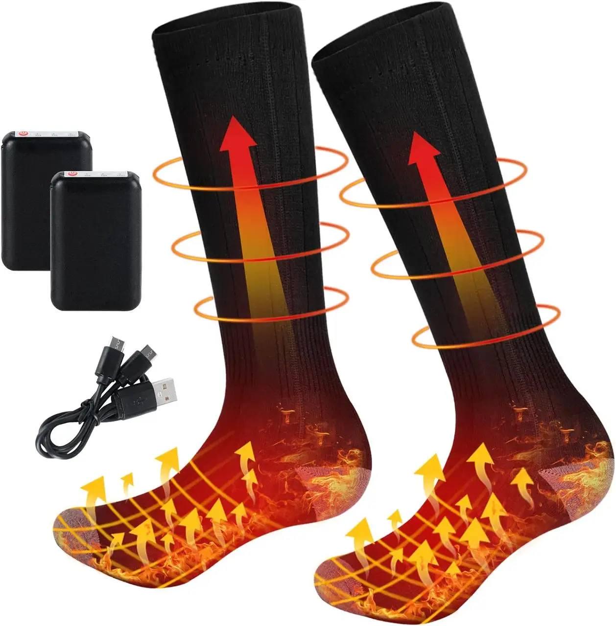 Шкарпетки зимові з підігрівом Electric Heated Socks р. 40-45 акумулятори 2 шт. 35-65°C/4000 mAh (23320570) - фото 7