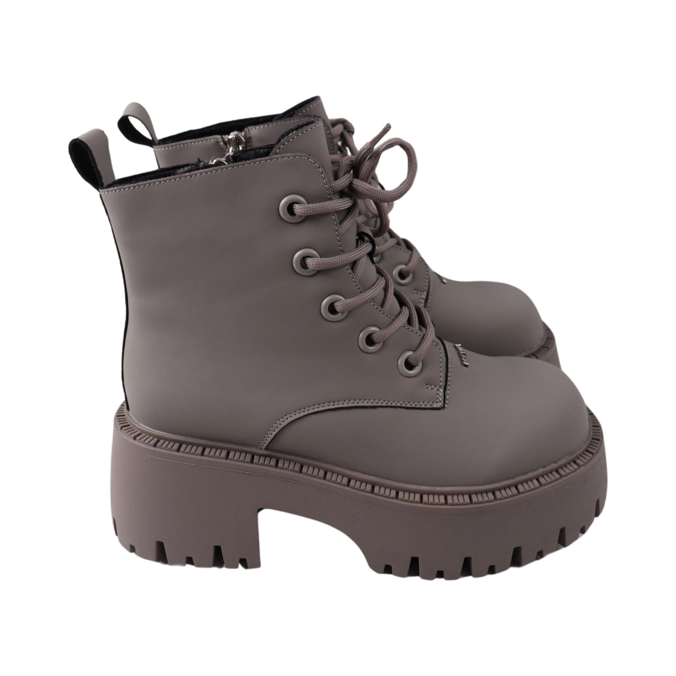 Черевики жіночі Li Fexpert 1543-23DHC натуральна шкіра р. 40 Сірий (29184116)