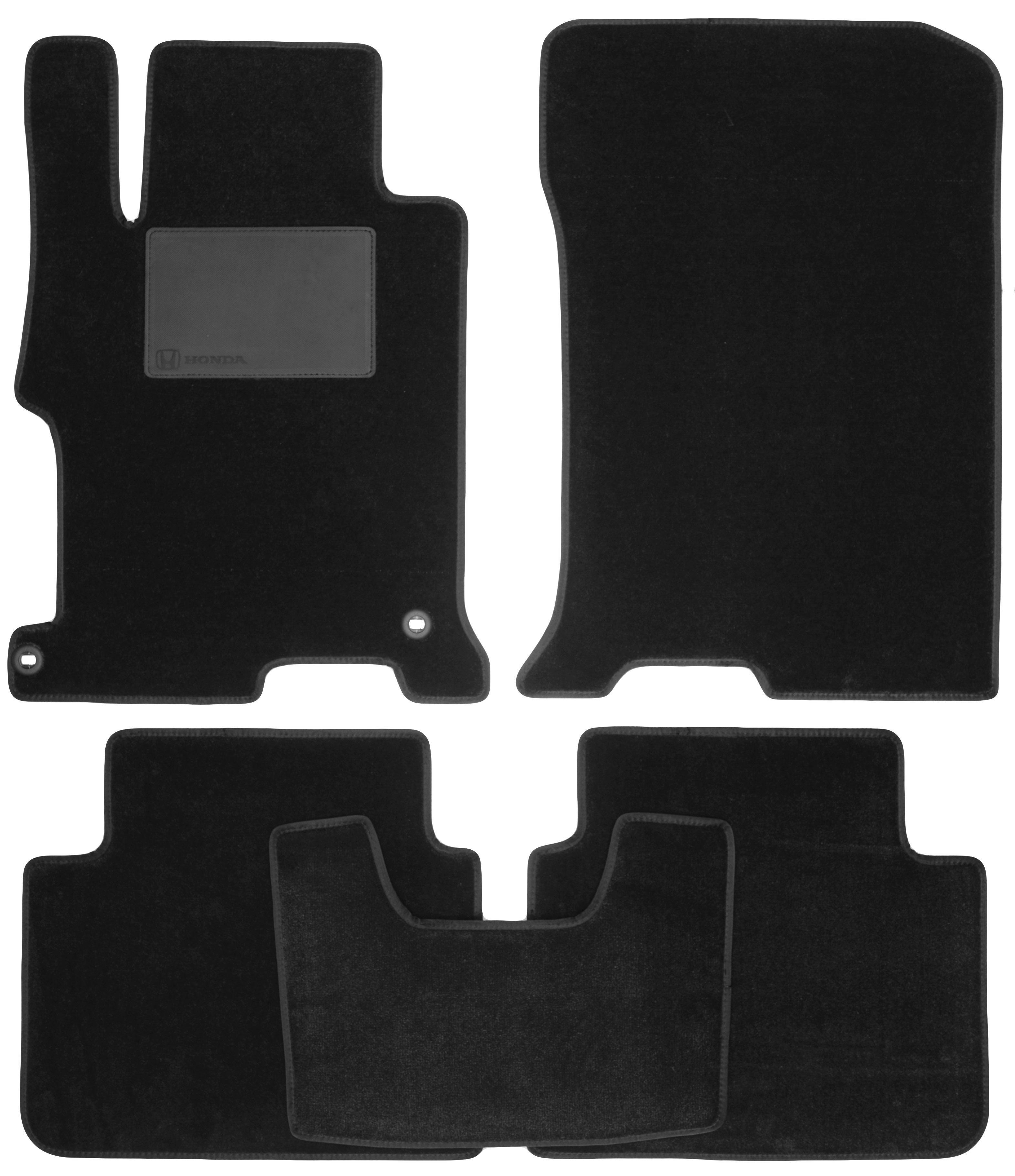 Коврики в салон для Honda Accord 9 2013-2017 текстильные Черный