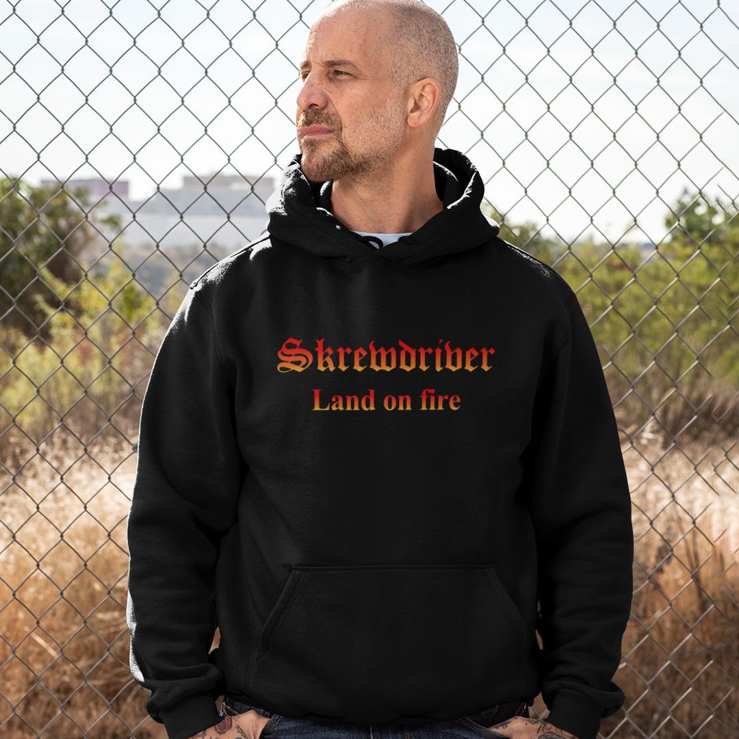 Худі флісовий унісекс Skrewdriver Land on Fire 2XL Чорний (0000014664)