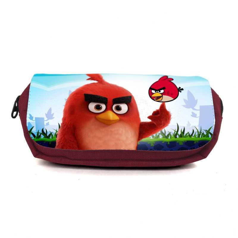 Пенал школьный Angry Birds ANG-0010 Бордовый (2044915716)