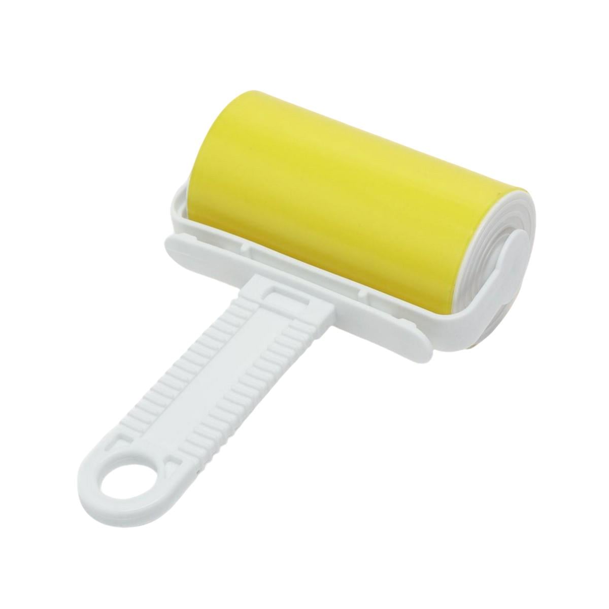 Валик для чищення одягу Sticky Roller багаторазовий Жовтий (R306760)