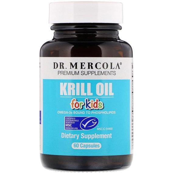 Олія криля Dr. Mercola Kids' Krill Oil 60 Caps