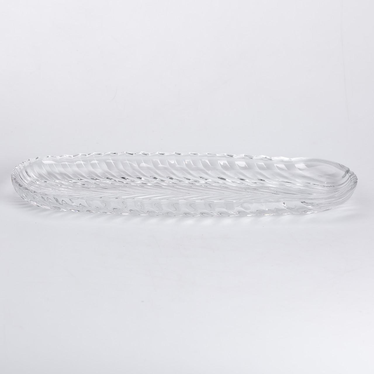 Страва сервірувальна скляна для закусок канапе фруктів 39х13, 5х2, 5 см (5959) - фото 6 Страва сервірувальна скляна для закусок канапе фруктів 39х13, 5х2, 5 см (5959) - фото 6