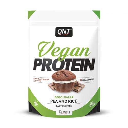 Протеин QNT Vegan Protein 500 г 25 порций Chocolate Muffin