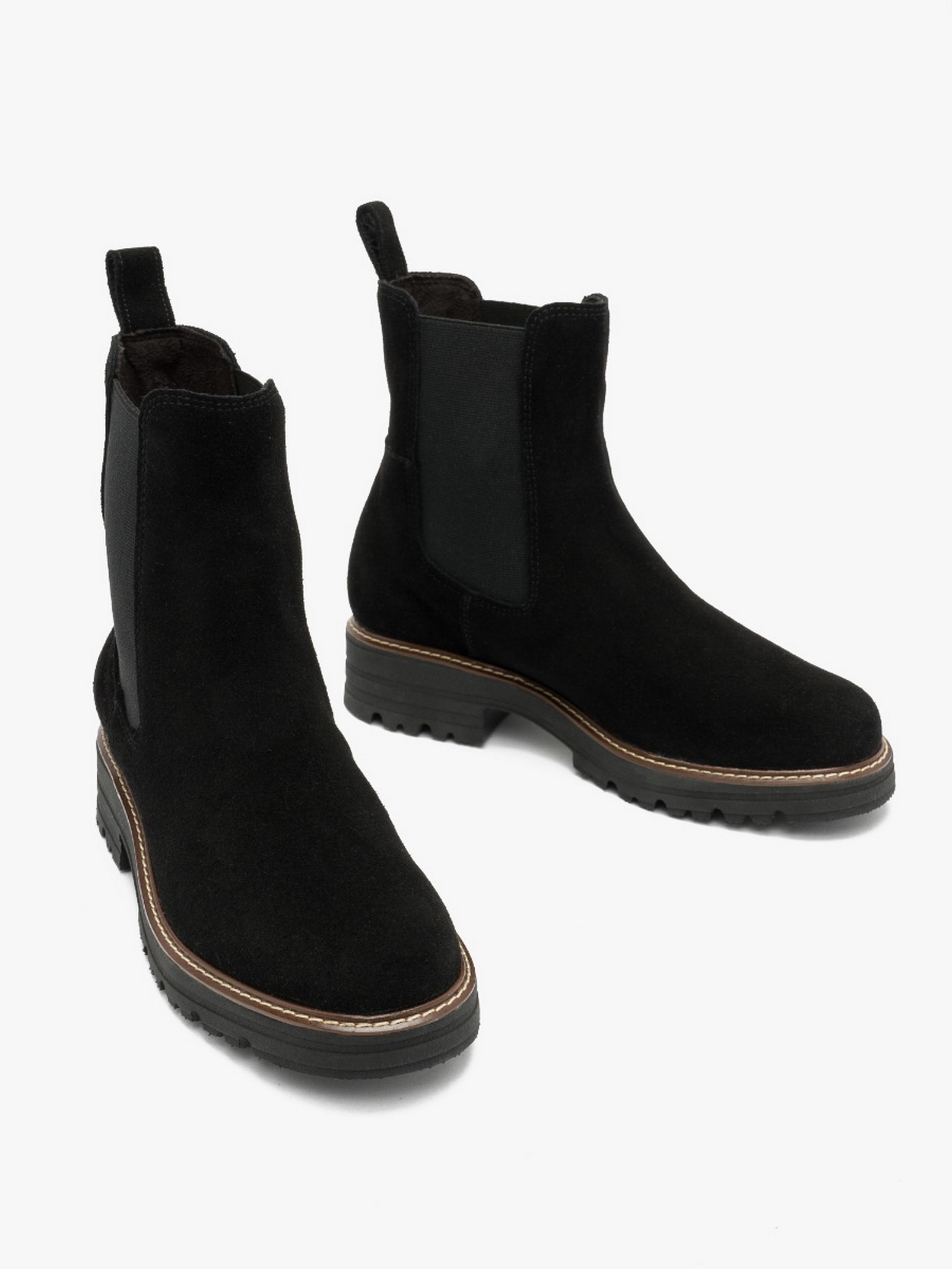 Ботинки челси женские замшевые RYLKO р. 37 Черный (H2Y41___ __46)