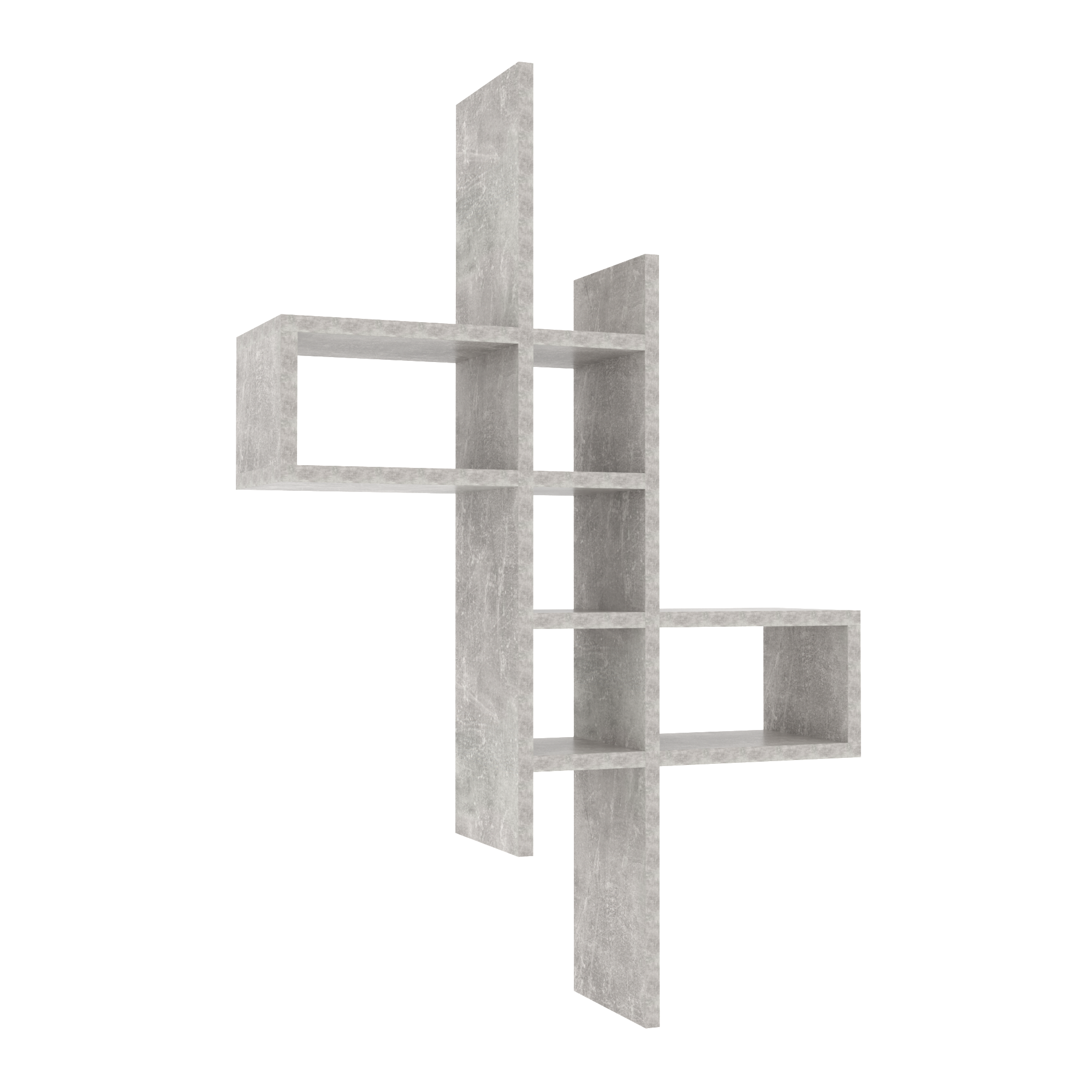 Полка подвесная П-2 630х180х960 мм Бетон (18247220) - фото 1 Полка подвесная П-2 630х180х960 мм Бетон (18247220) - фото 1