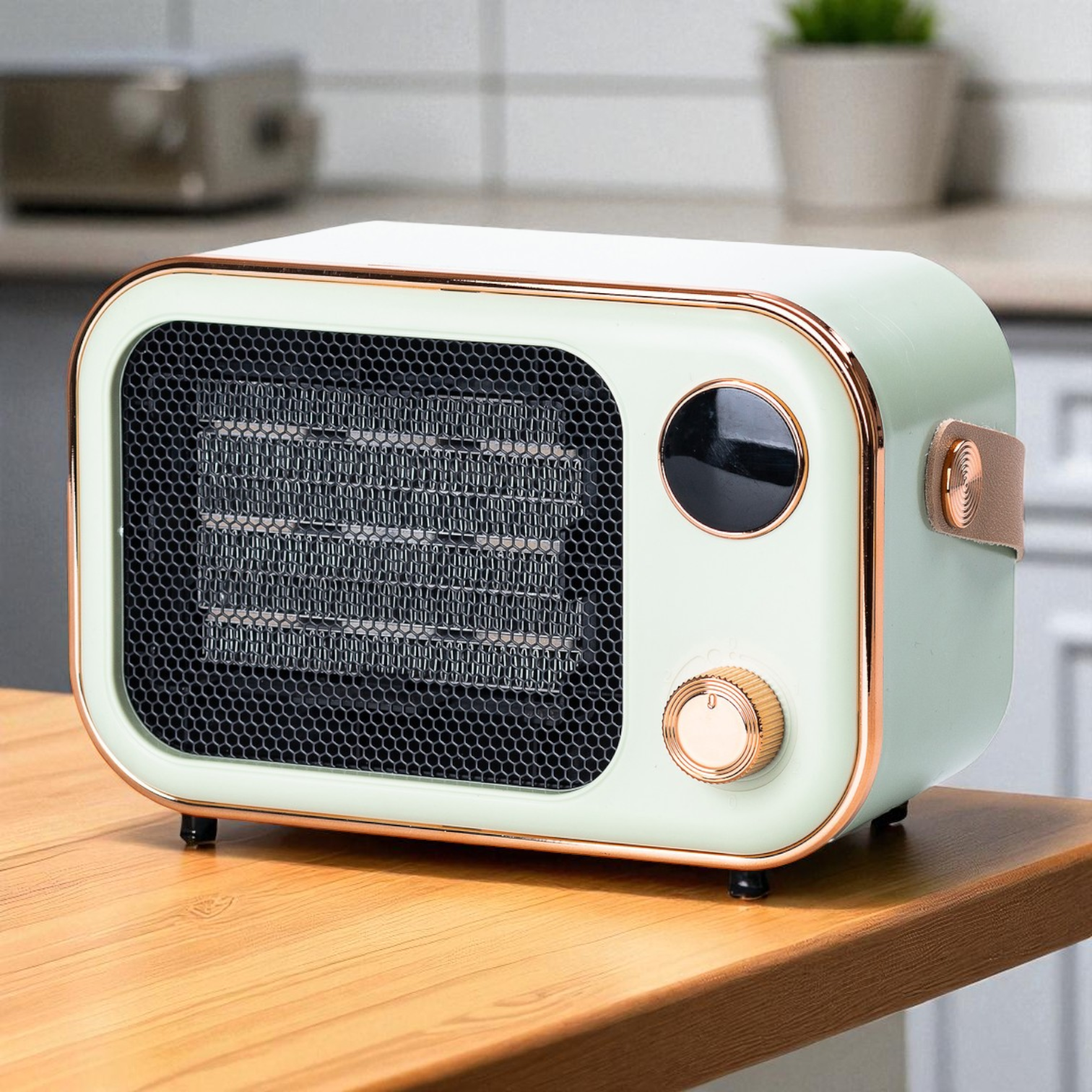 Тепловентилятор напольный Shenten керамический 25 м2 1200 Вт Зеленый (b-HPAQL039GR) - фото 6