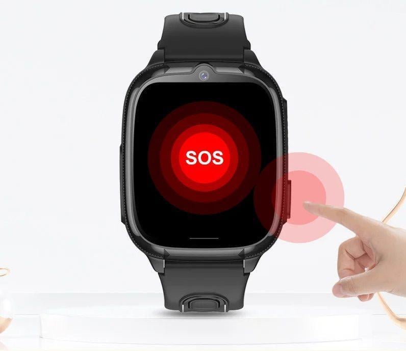 Смарт-годинник дитячий Lemfo D53 з GPS камерою 3 Мп SIM-картою і 4G відеодзвінком функцією з прослушкою Чорний - фото 16