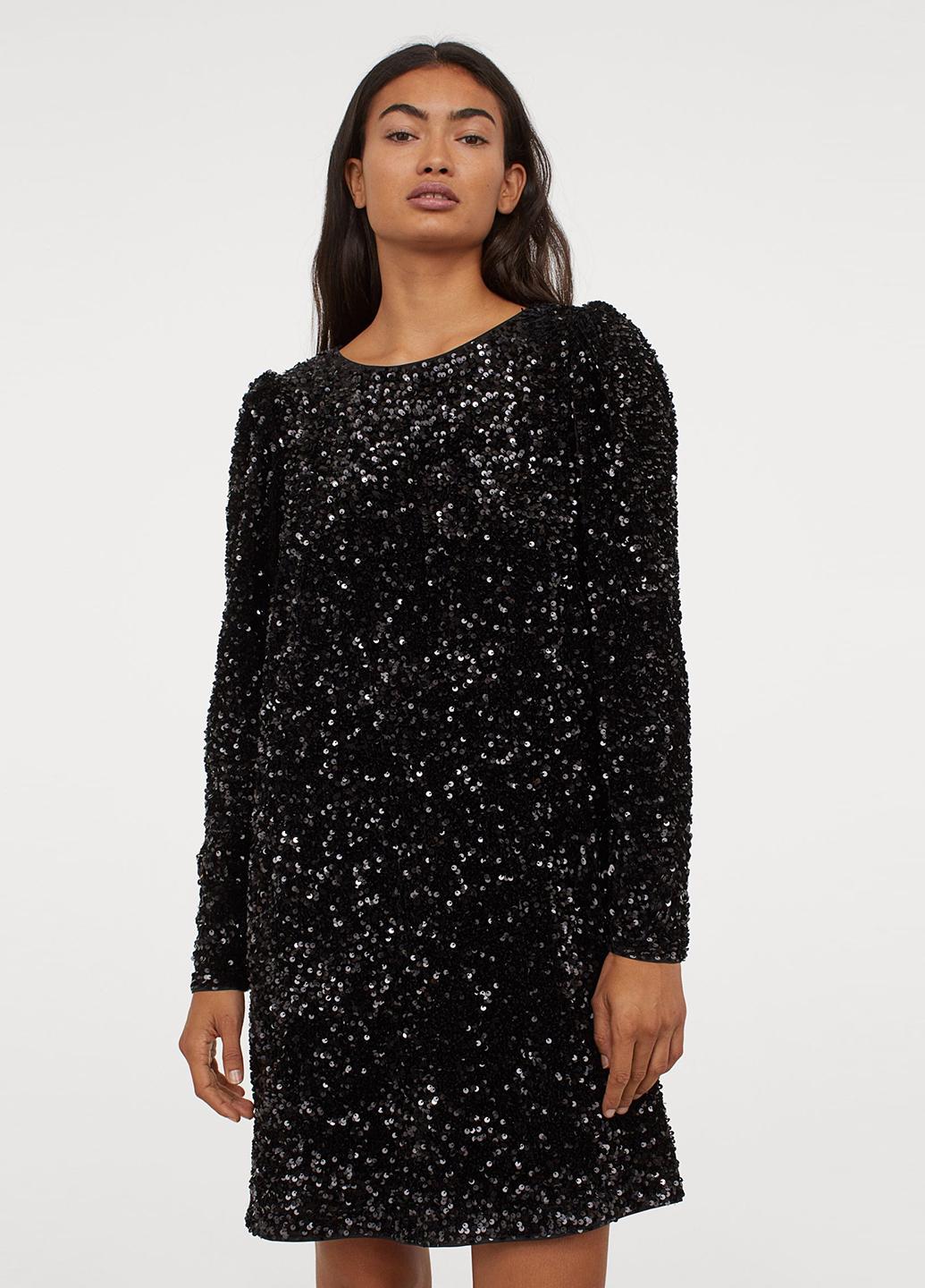 Платье H&M L Черный (9275192b45)