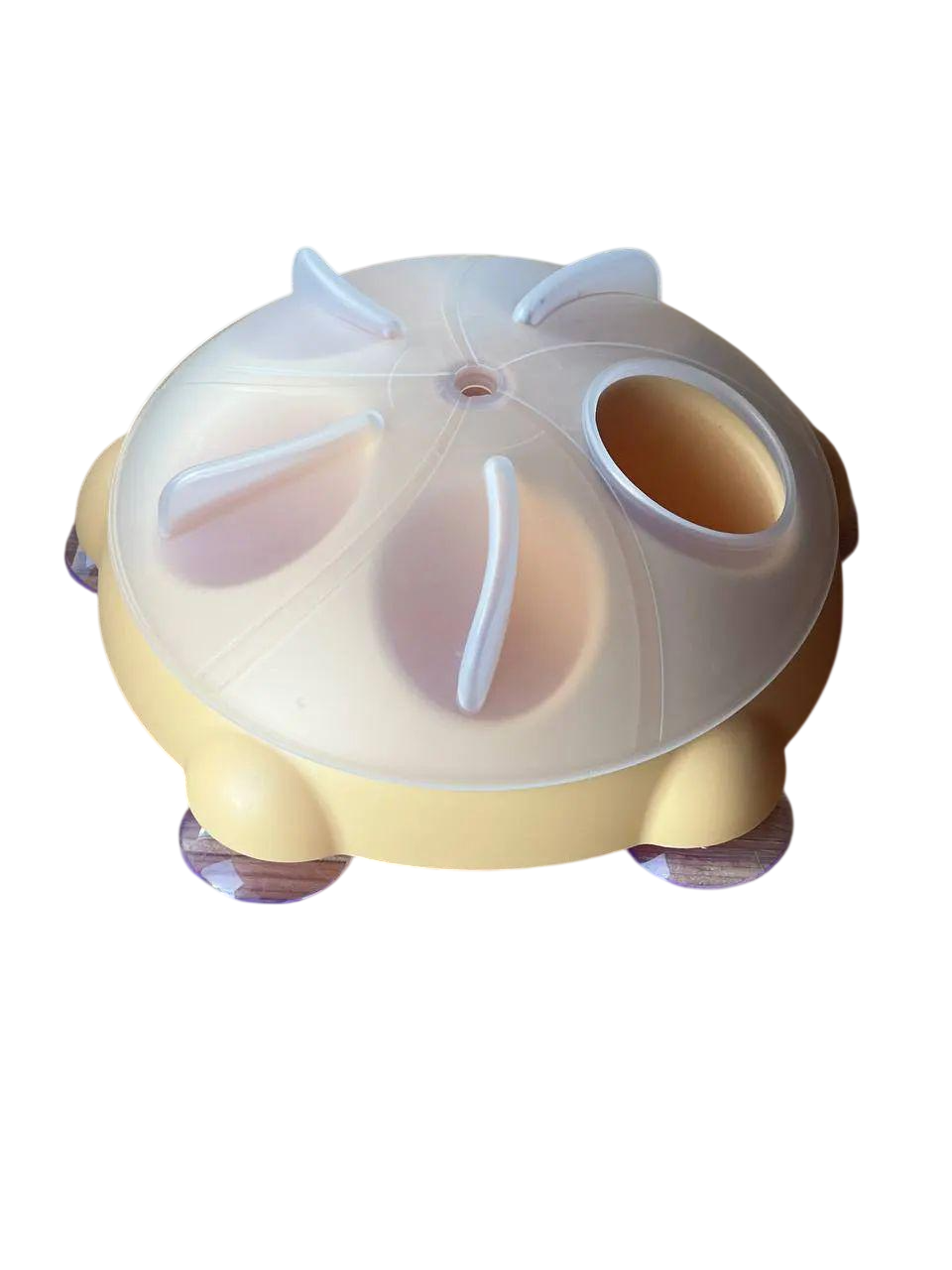 Кормушка для кошек с вращающейся головоломкой на 360 градусов Желтый Кормушка для кошек с вращающейся головоломкой на 360 градусов Желтый