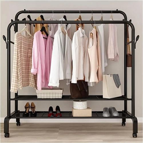 Стійка подвійна для одягу та взуття Loft Rack підлогова 162х120х55 см - фото 2