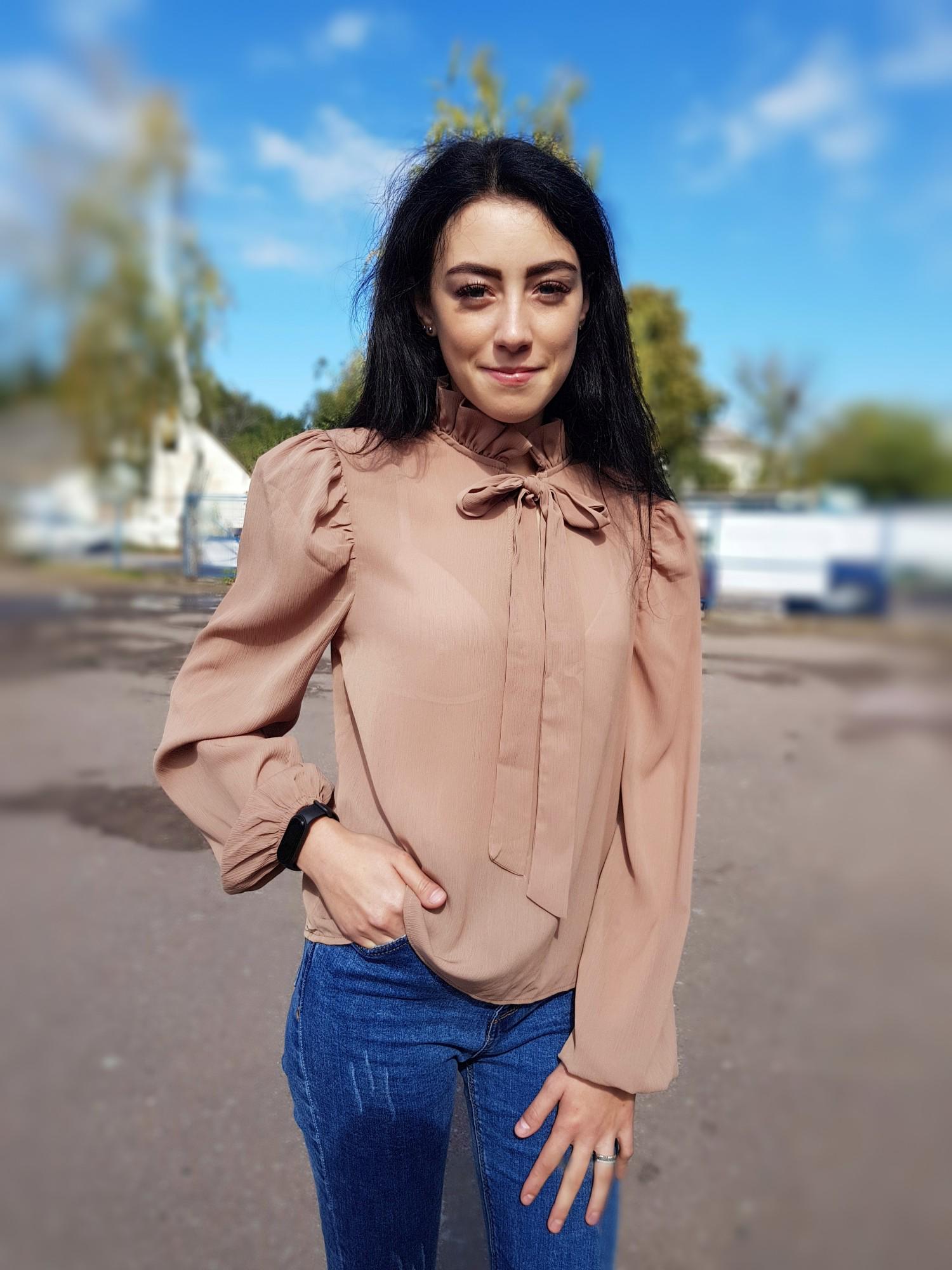 Блуза Boohoo L Коричневый (10352/46) - фото 2 Блуза Boohoo L Коричневый (10352/46) - фото 2