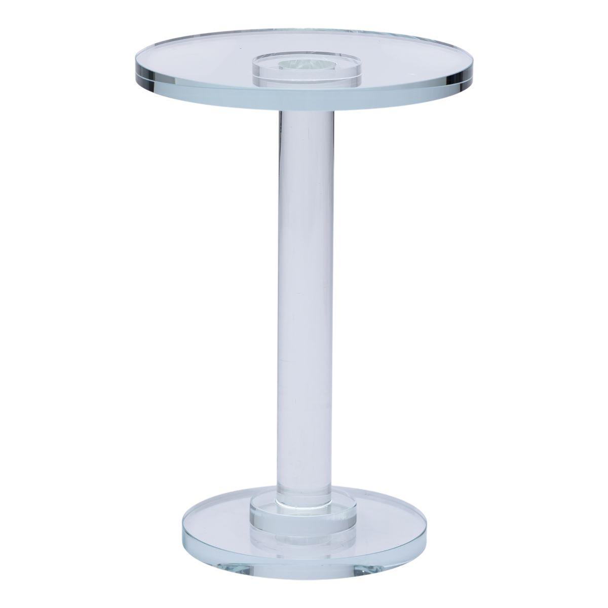 Тортовница круглая стеклянная на ножке HP-4-68M 12х18 см (A-034106) - фото 2