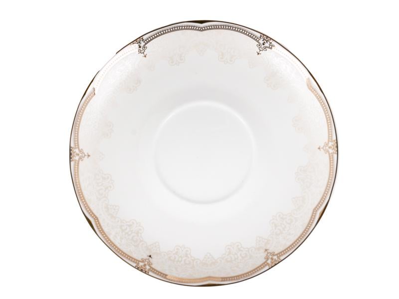 Чайний набір Lefard Золота класика на 6 персон чашки із золотою облямівкою 220 мл Білий (440-133) - фото 4 Чайний набір Lefard Золота класика на 6 персон чашки із золотою облямівкою 220 мл Білий (440-133) - фото 4