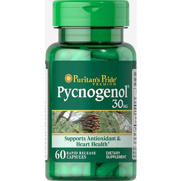 Пикногенол Puritan's Pride Pycnogenol 30 мг 60 капс. (000020521)