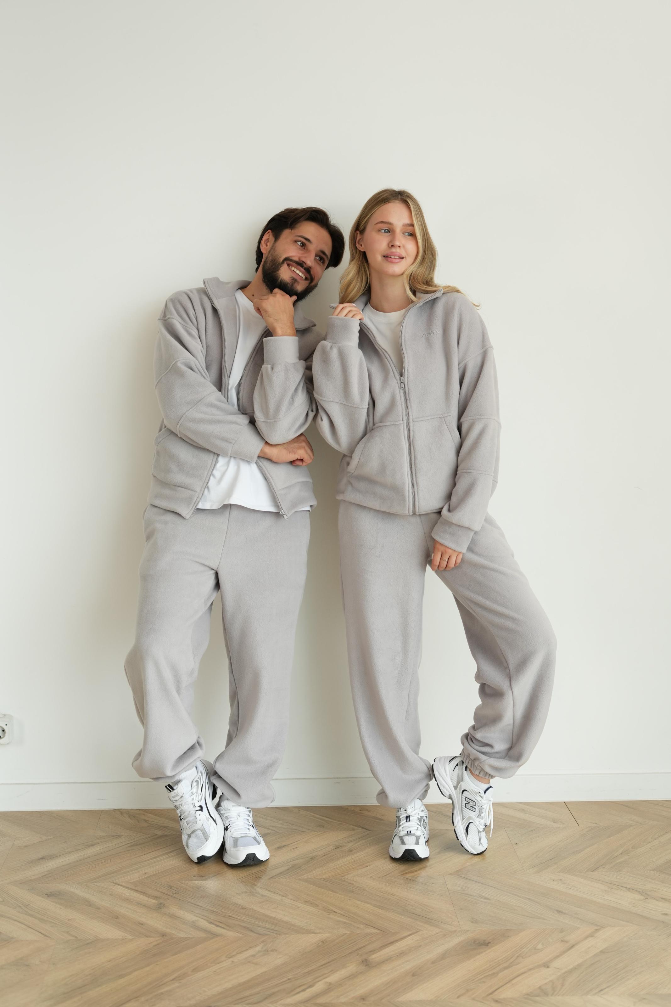 Костюм чоловічий флісовий CASUAL 3XL Світло-сірий (10304XXXLm) - фото 10 Костюм чоловічий флісовий CASUAL 3XL Світло-сірий (10304XXXLm) - фото 10