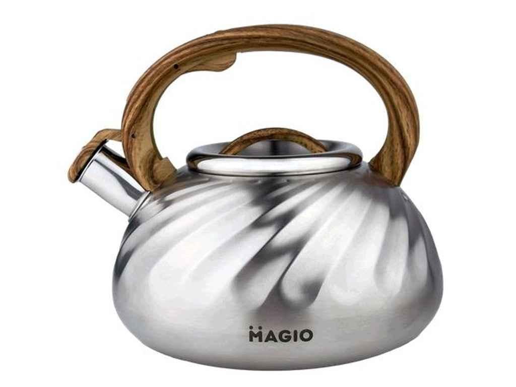 Чайник MAGIO зі свистком 3л MG-1194, індукція, потовщене дно