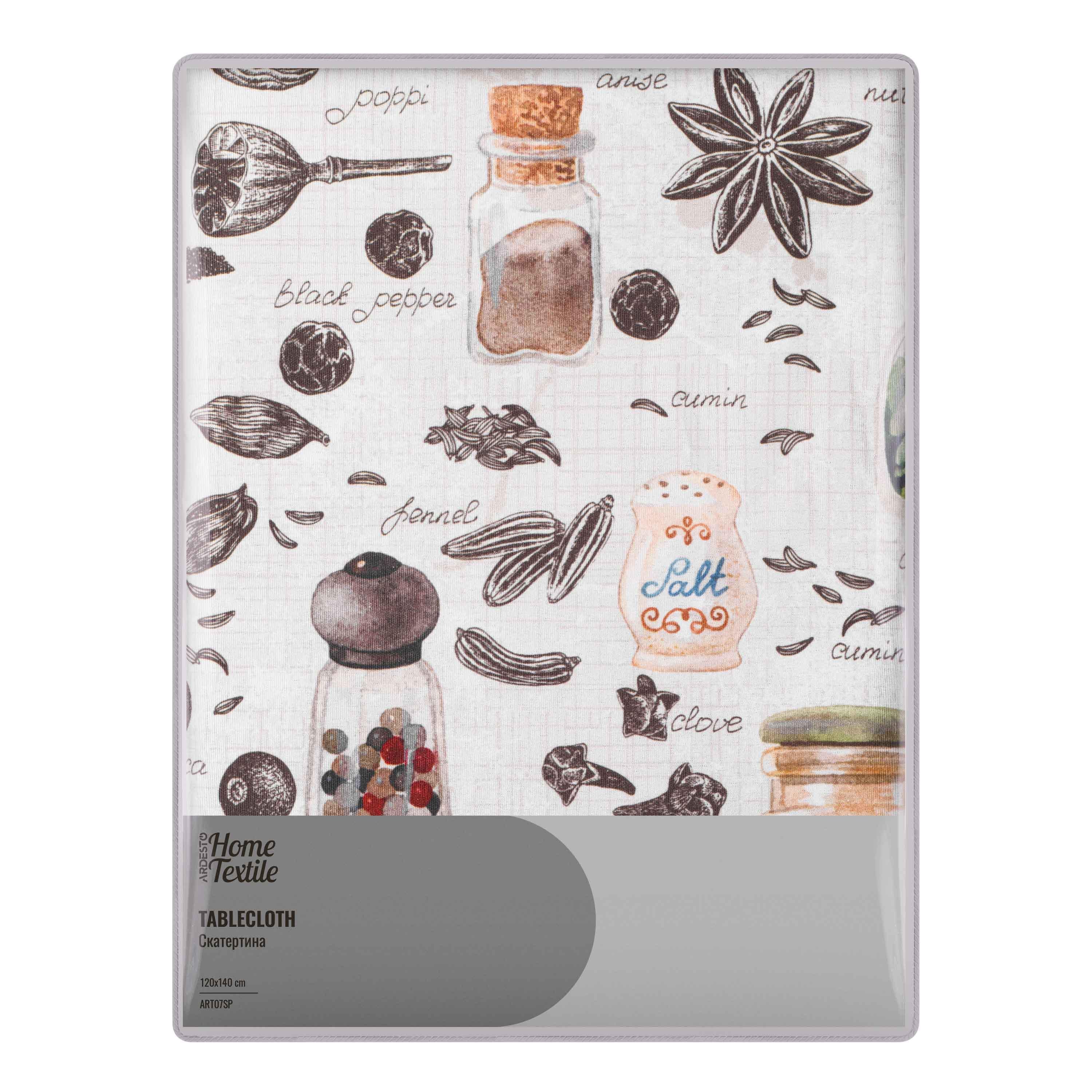 Скатерть Ardesto Spice 120х140 см (ART07SP) - фото 1 Скатерть Ardesto Spice 120х140 см (ART07SP) - фото 1