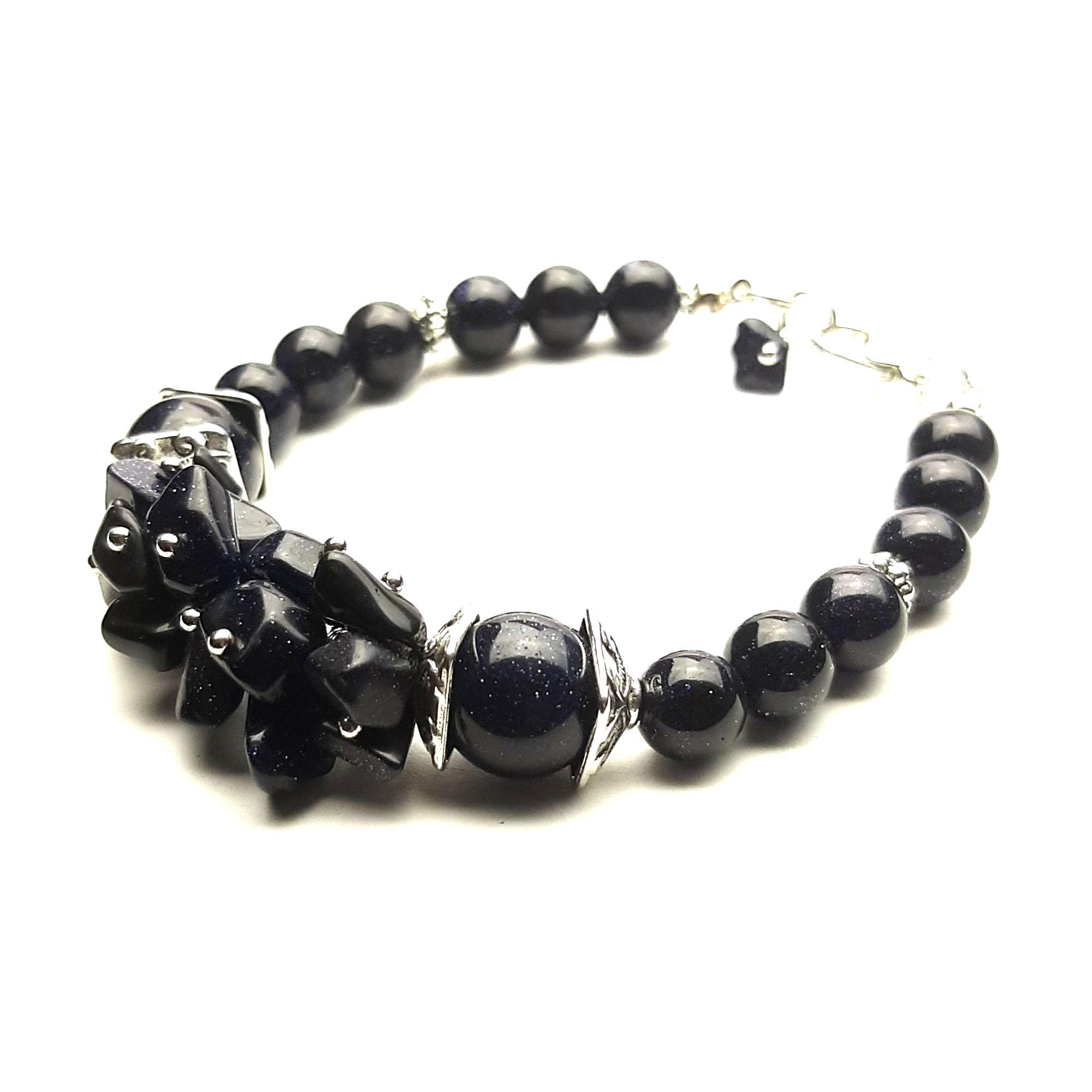 Браслет DARSANA Ночь Каира из натурального камня авантюрин (DRSU041) Браслет DARSANA Ночь Каира из натурального камня авантюрин (DRSU041)