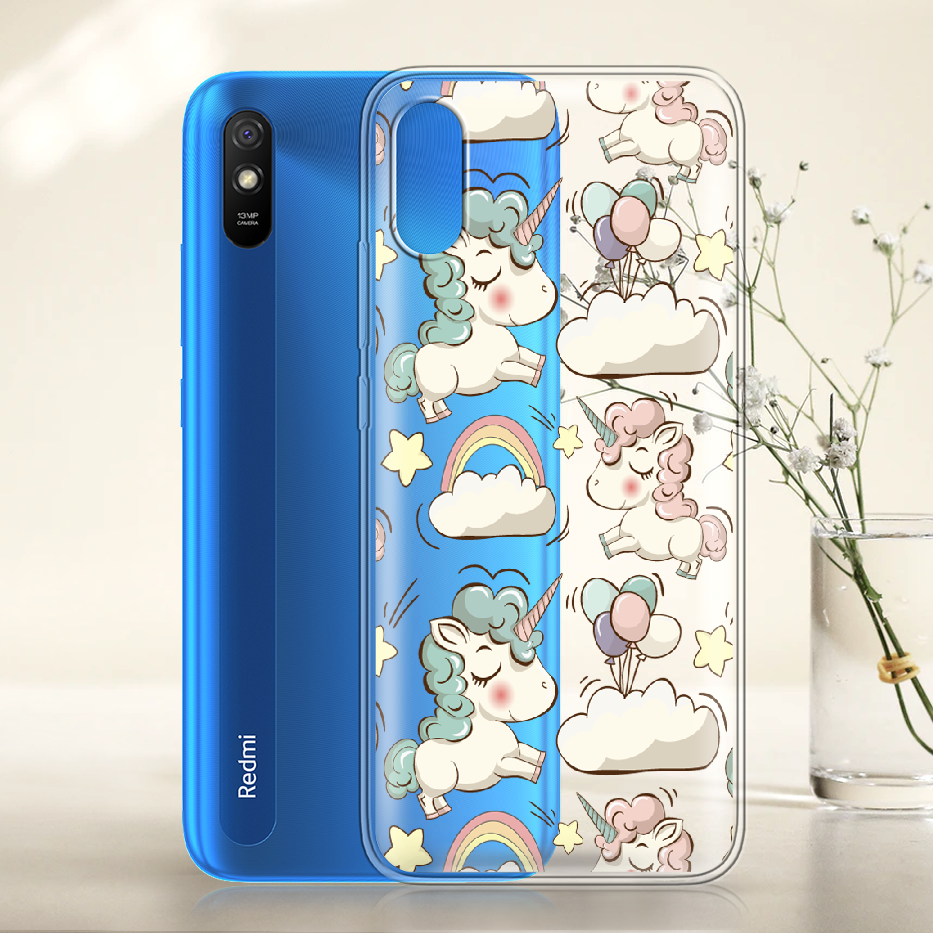 Чохол BoxFace Xiaomi Redmi 9A Unicorns Прозорий силікон (40304-cc2-40304) - фото 2