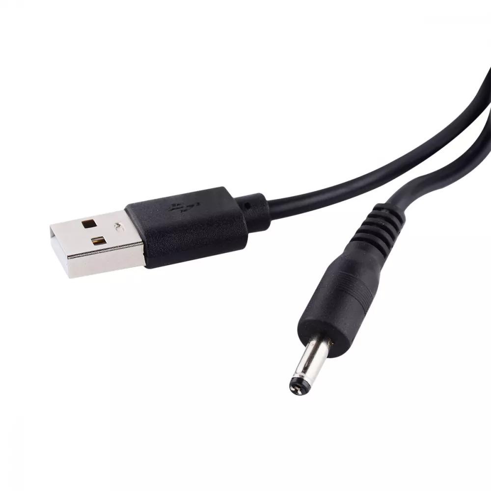Кабель переходник USB to DC 5V 100 см Black (5b38af12)