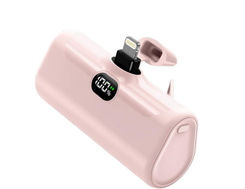 Портативный аккумулятор Zerolia 5000 mAh Lightning Pink