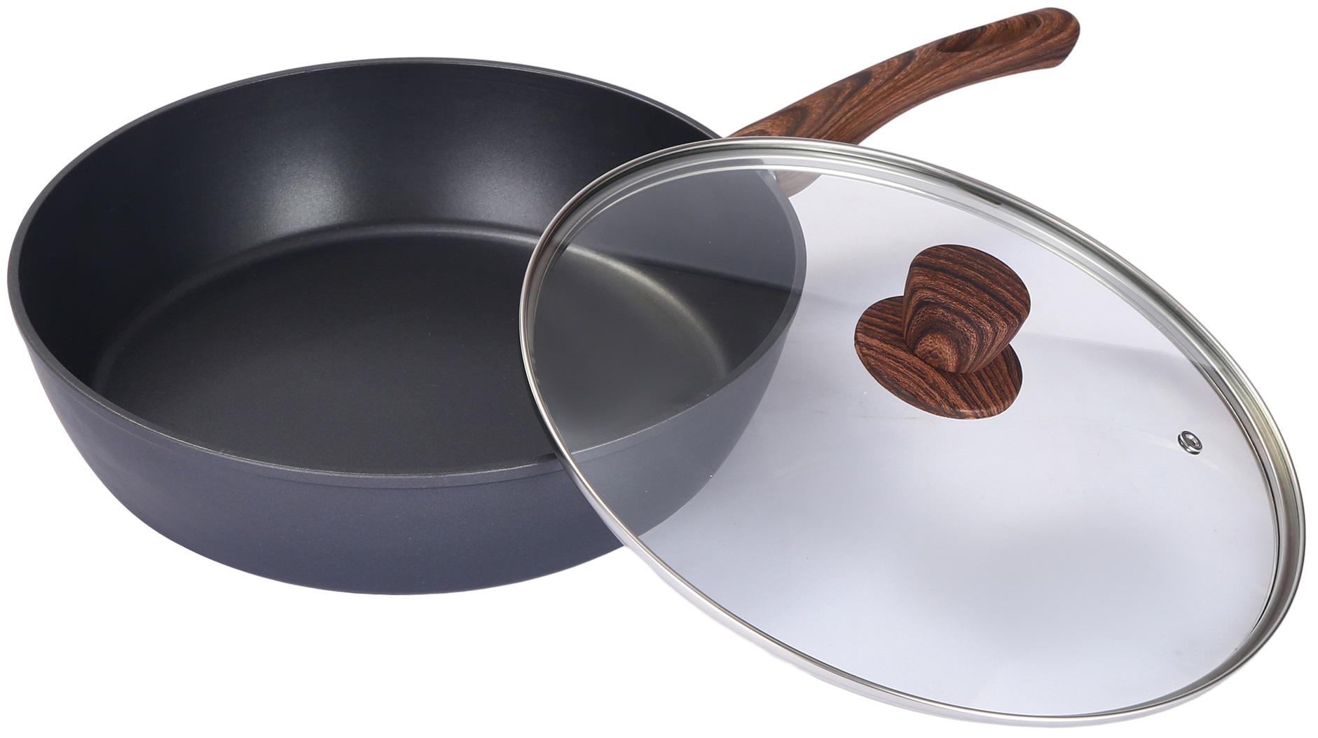 Сковорода BRAVO CHEF глибока 24 см з кришкою (UG-BC-1101-24/L)