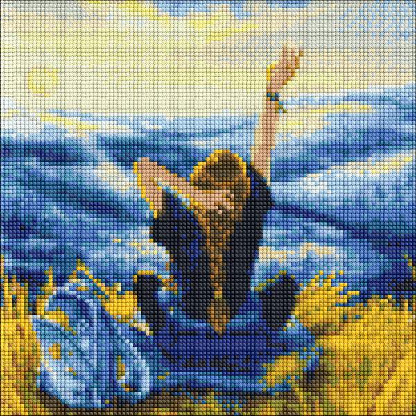 Алмазная мозаика Идейка Родные Карпаты 30х30 см (Id-AMC7685)