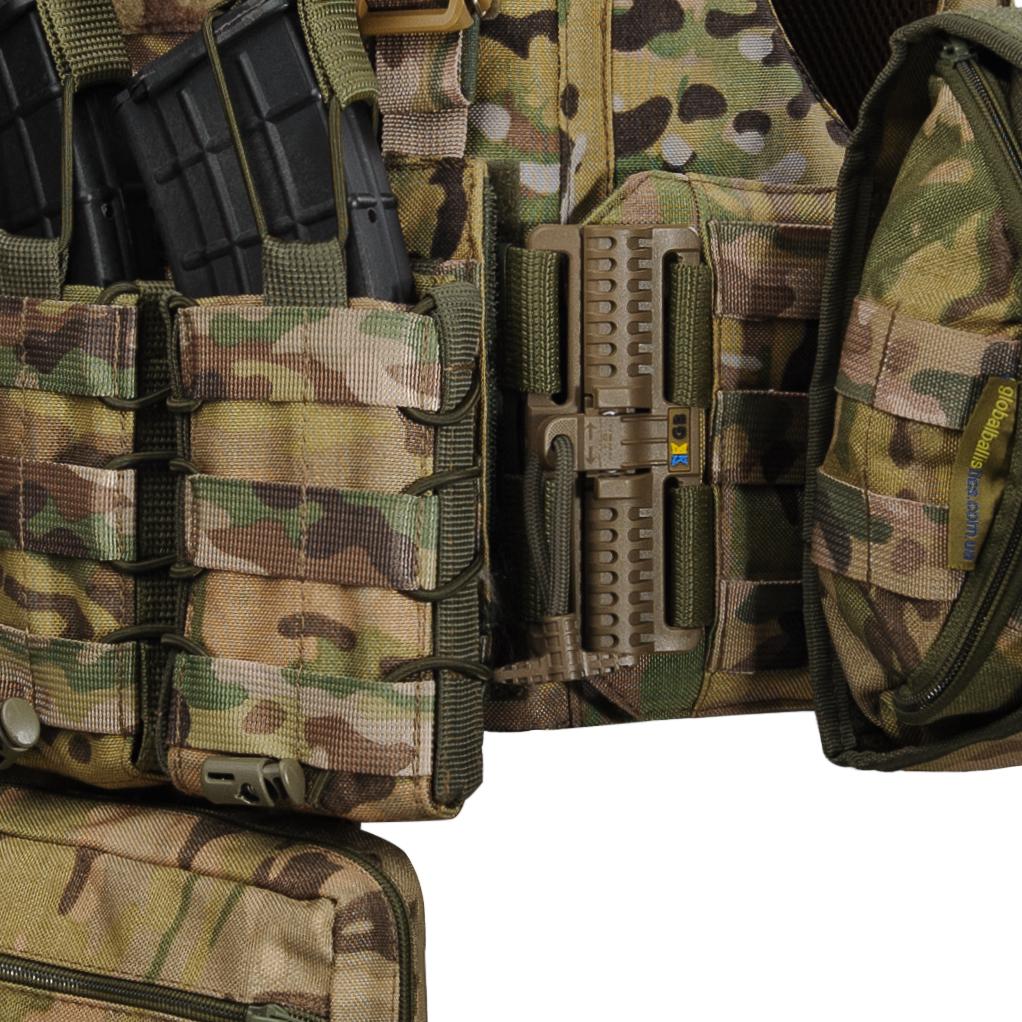 Плитоноска женская Warmor gen3 FL MAX for Ladies С максимальным набором подсумков быстрым боковым и верхним сбросом без плит Мультикам - фото 10