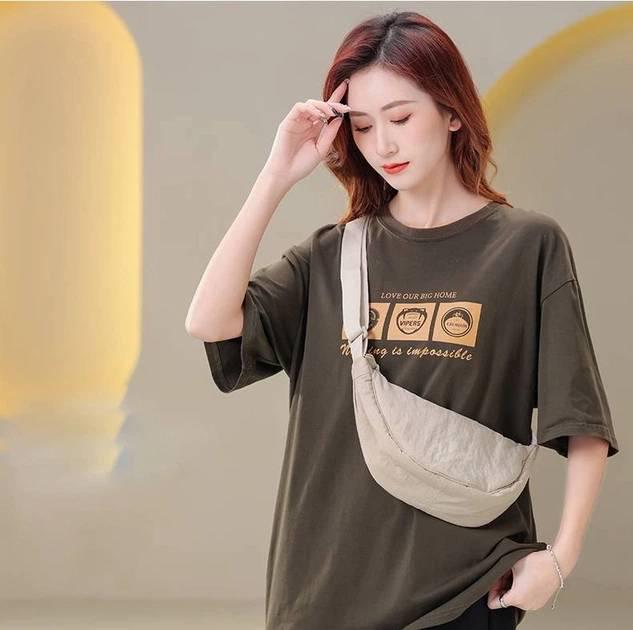 Сумка-месенджер жіноча з плечовим ремінцем Бежевий - фото 3