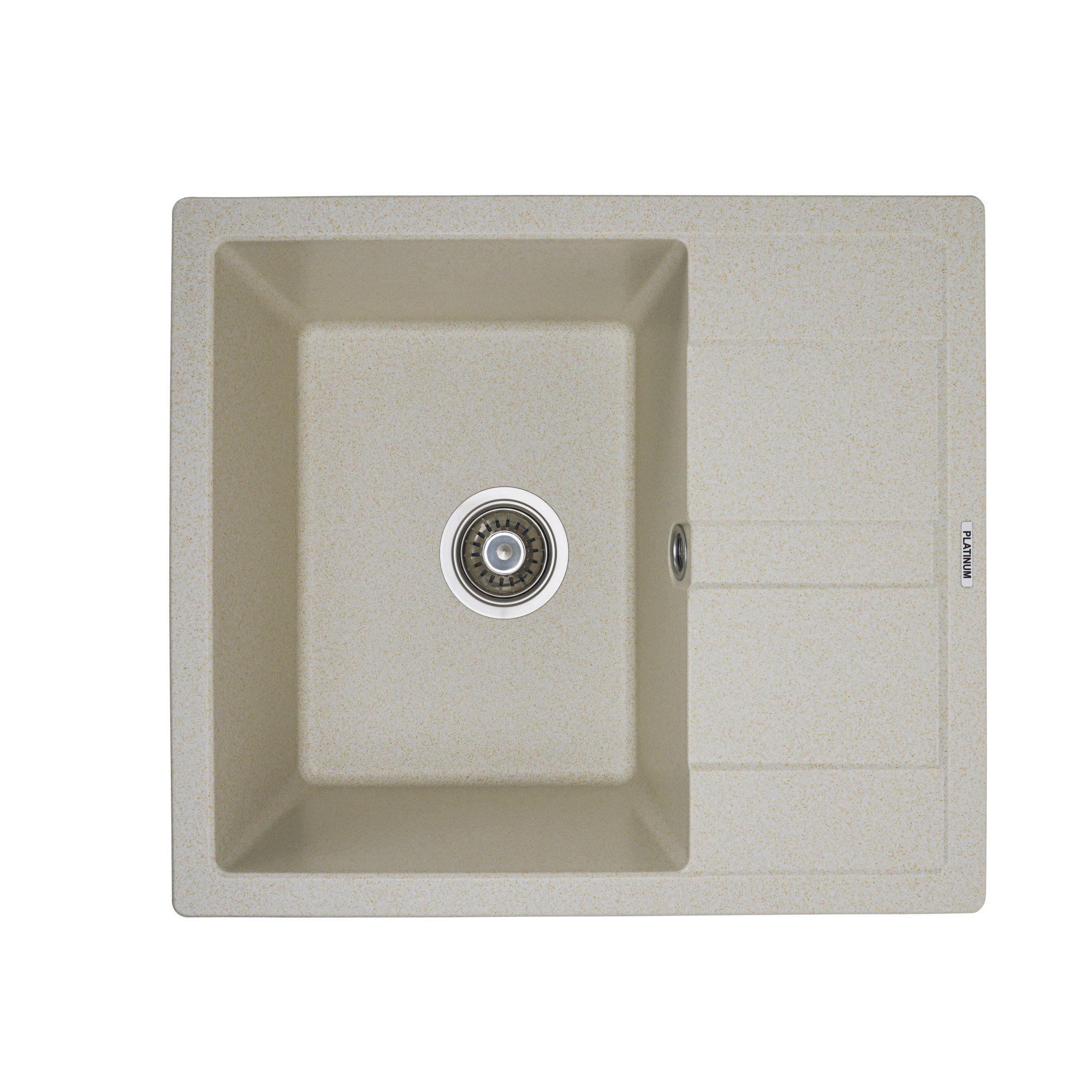 Мойка для кухни Platinum 5851 ARIA гранитная Песочная матовая Мойка для кухни Platinum 5851 ARIA гранитная Песочная матовая