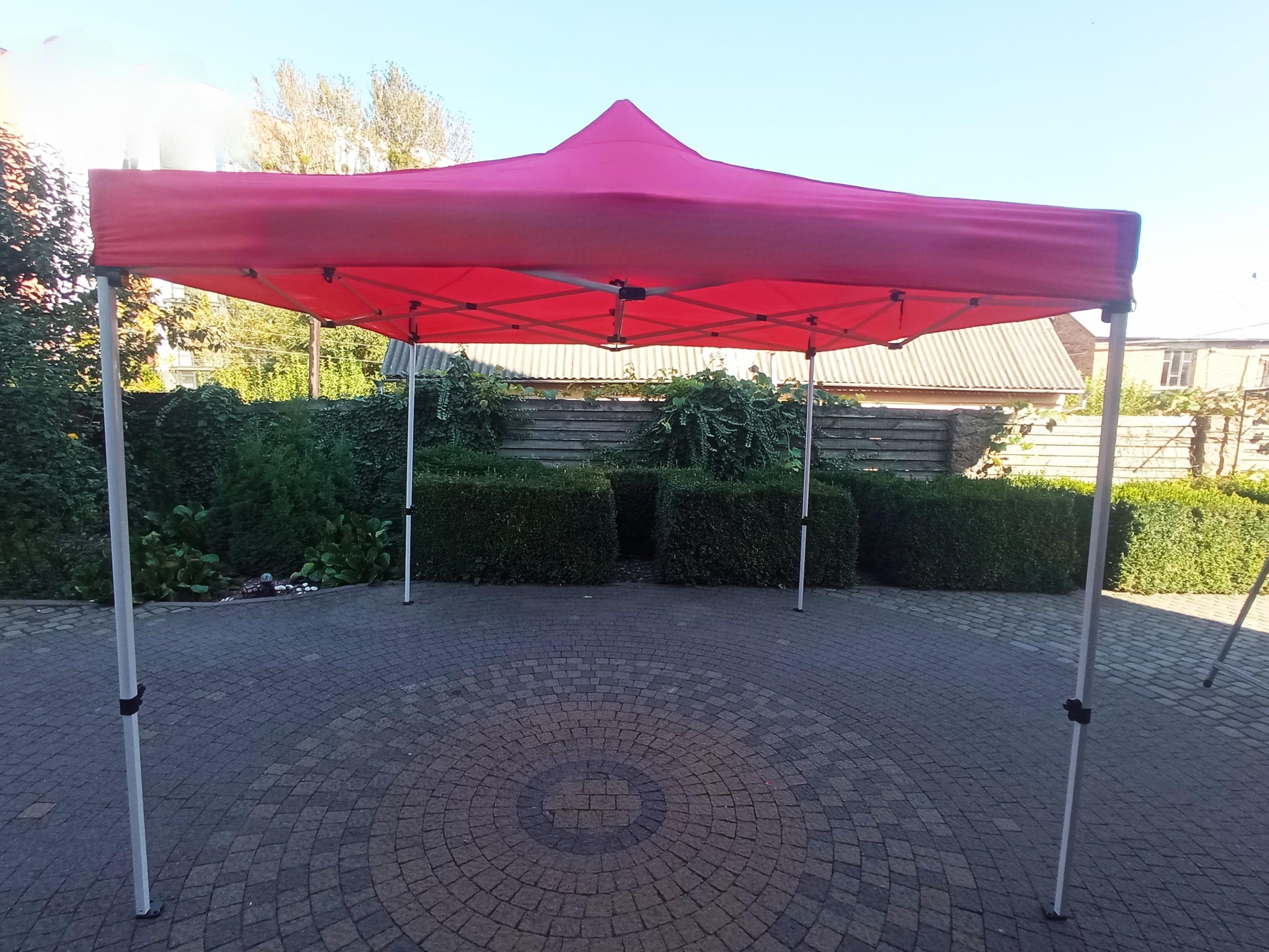 Палатка раздвижная усиленная 3х3 м Красный - фото 1