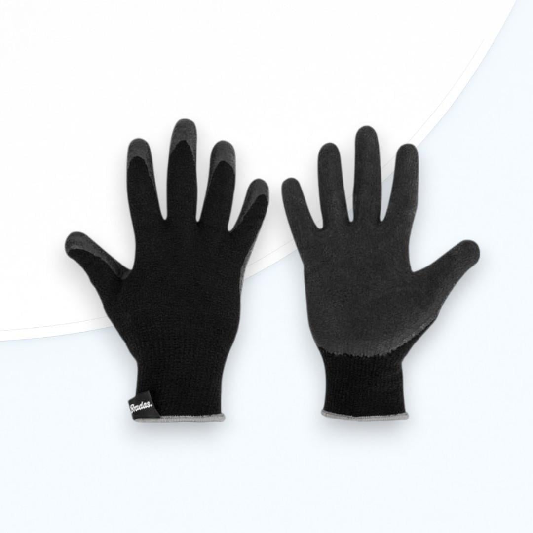Перчатки защитные Bradas латексные TERMO GRIP р. 10 Black (2382836143)