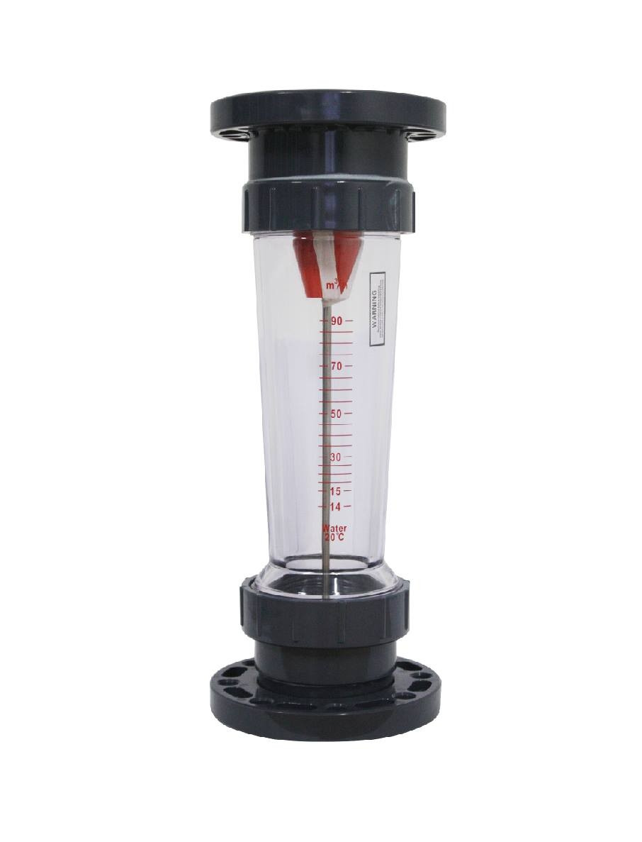 Ротаметр для воды трубный под клей 14-90 м3/ч фланец