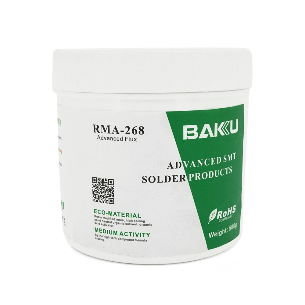 Флюс-гель BAKU RMA-268 для пайки металлических поверхностей 500 г (YUT_V2072) Флюс-гель BAKU RMA-268 для пайки металлических поверхностей 500 г (YUT_V2072)
