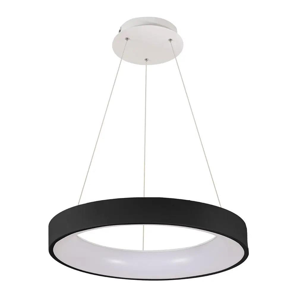 LED-люстра подвесная Velmax V-PL-VERONA-R с пультом 80W 3000/6500K 5200 Lm Черный (28688641)