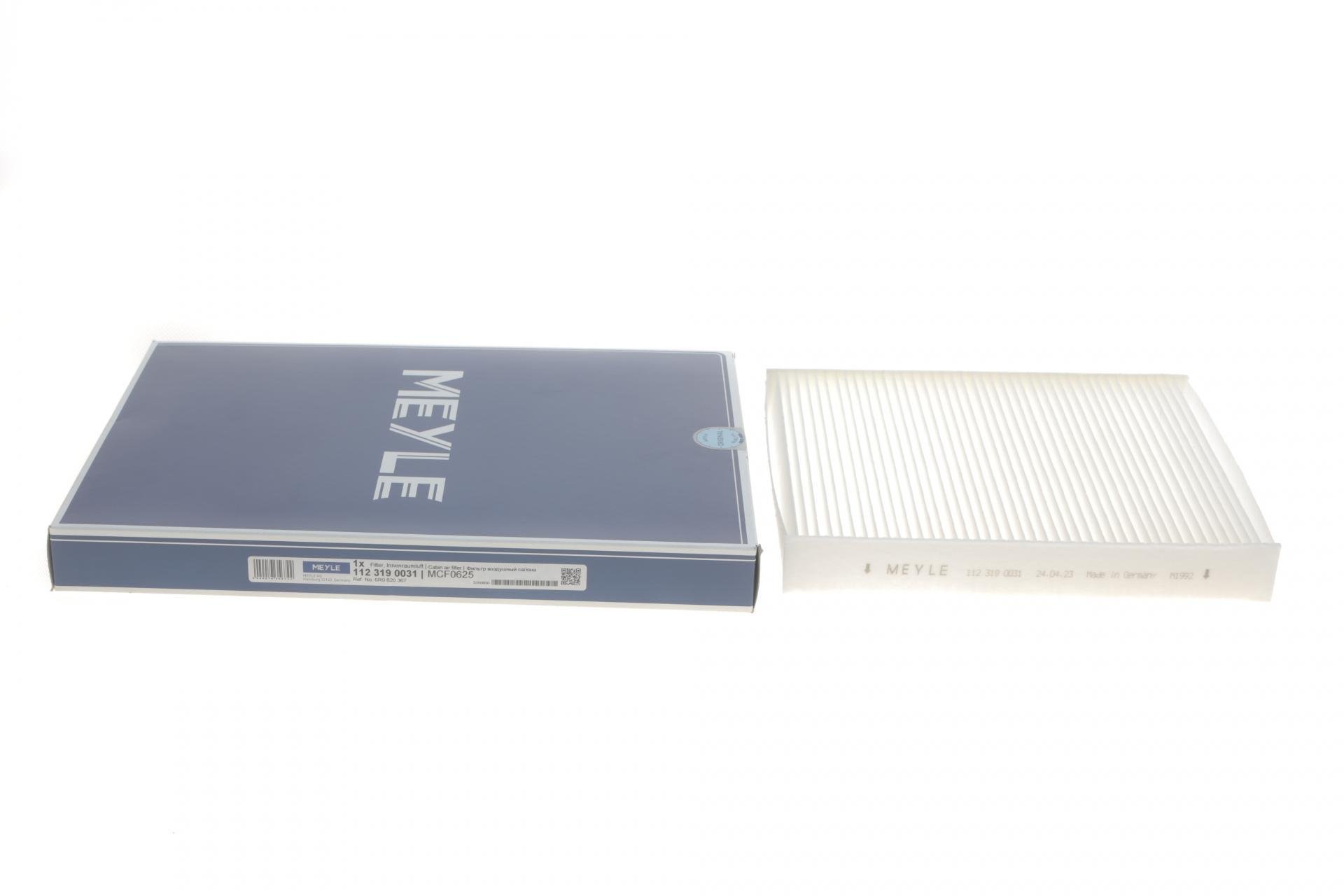 Фільтр салону Meyle для Audi A1 10-18/Seat Ibiza/Skoda Fabia/Praktik/Rapid/VW Polo 10-/Ameo 16- (112 319 0031)