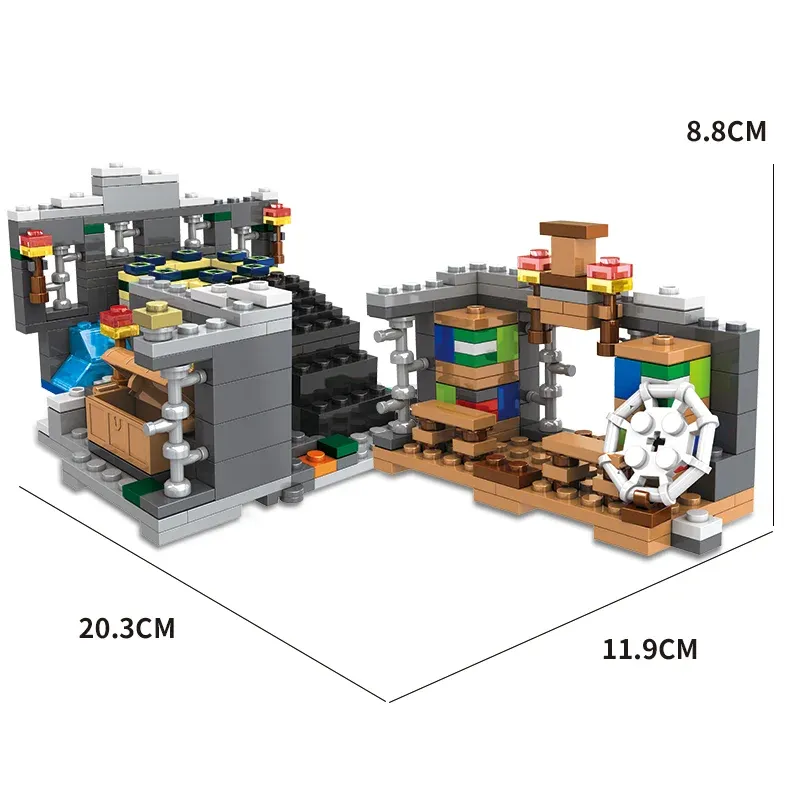 Конструктор Minecraft My World Портал в край з фігурками для дітей 437 дет. - фото 2 Конструктор Minecraft My World Портал в край з фігурками для дітей 437 дет. - фото 2