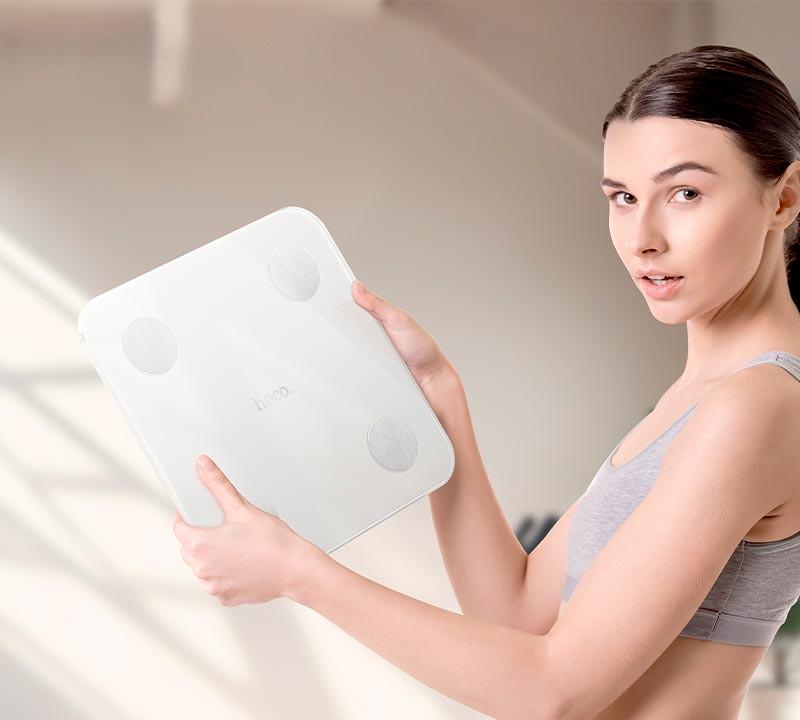 Ваги підлогові Hoco Trust DI65 White (8268-11730) - фото 3