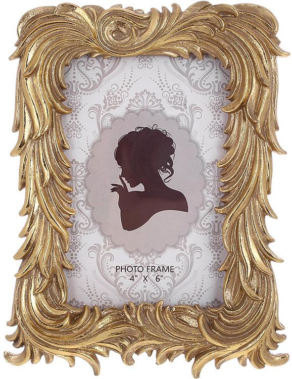 Фоторамка Перья для фото 10х15 см Золотой (BD-450-941)