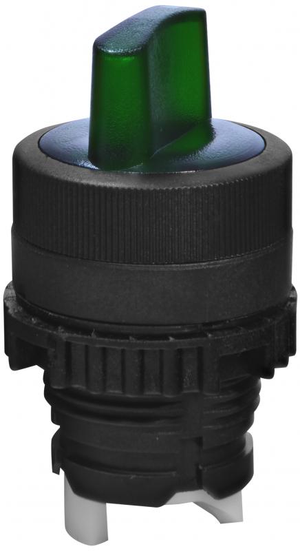 Перемикач I-O-II ETI NSE-S3I-F45-G з підсвічуванням 22 мм 3 фіксованих положення Зелений (4774093)