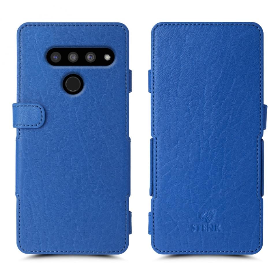 Чехол книжка Stenk Prime для LG V50 ThinQ Ярко синий (69084)