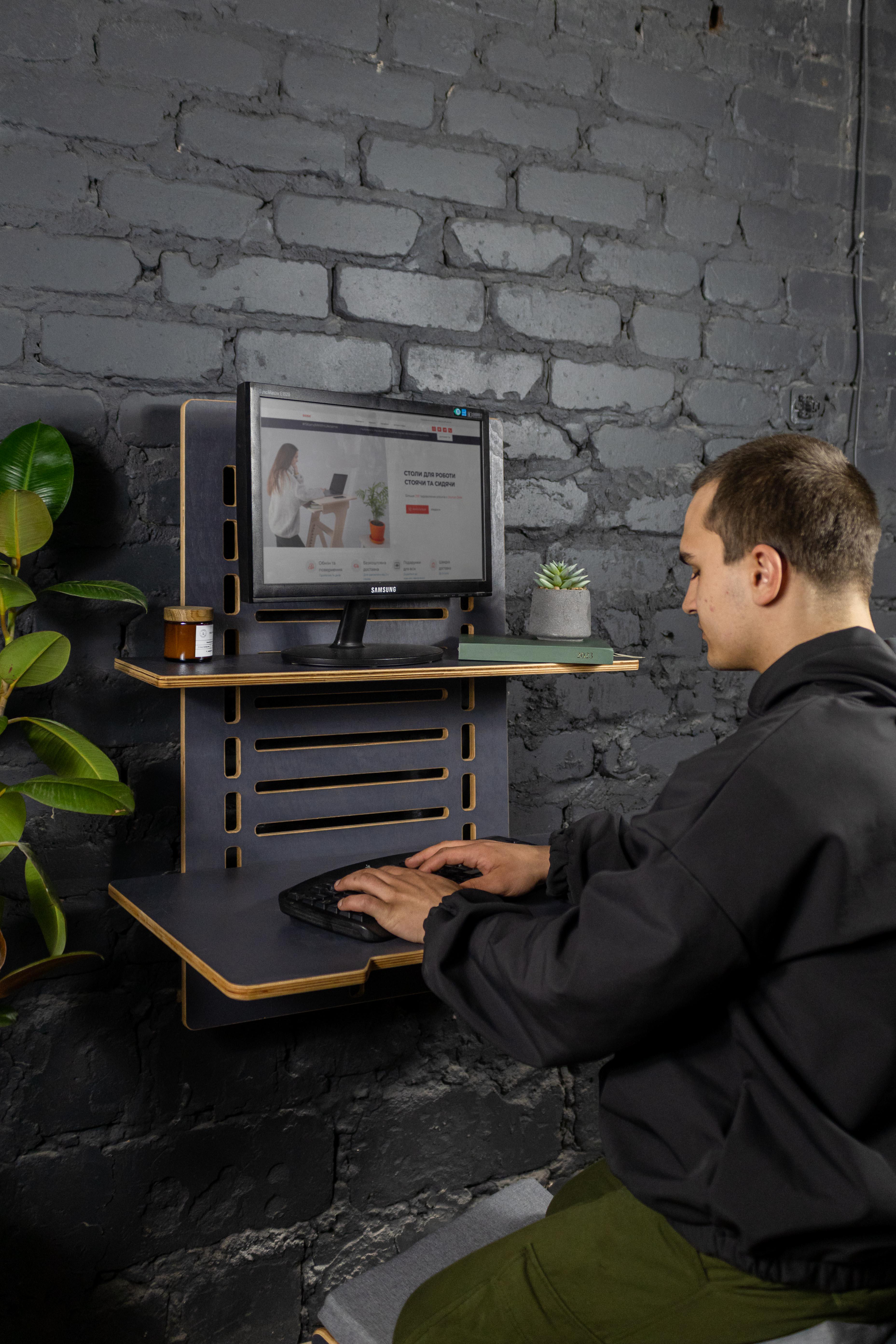 Стіл для ноутбука та хоббі Otaman Desk Coworking area Гранітний (567489) - фото 5 Стіл для ноутбука та хоббі Otaman Desk Coworking area Гранітний (567489) - фото 5