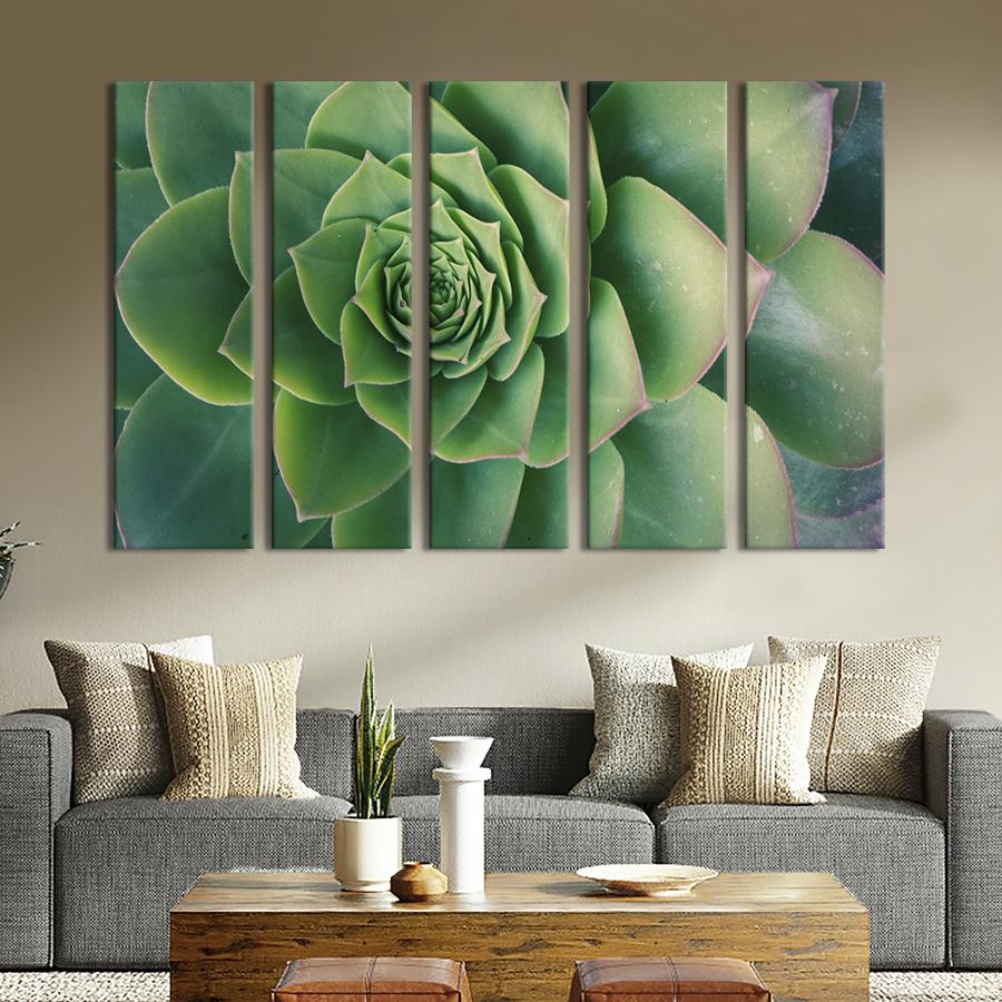 Картина на полотні Чудовий зелений соковитий 132x80 см (879-51)