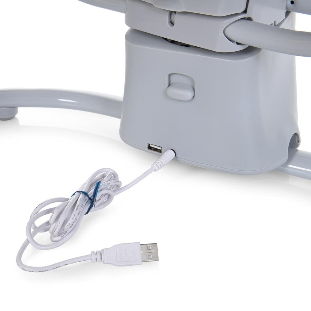 Заколисуючий центр-шезлонг 8113 Світло-сірий - фото 9 Заколисуючий центр-шезлонг 8113 Світло-сірий - фото 9