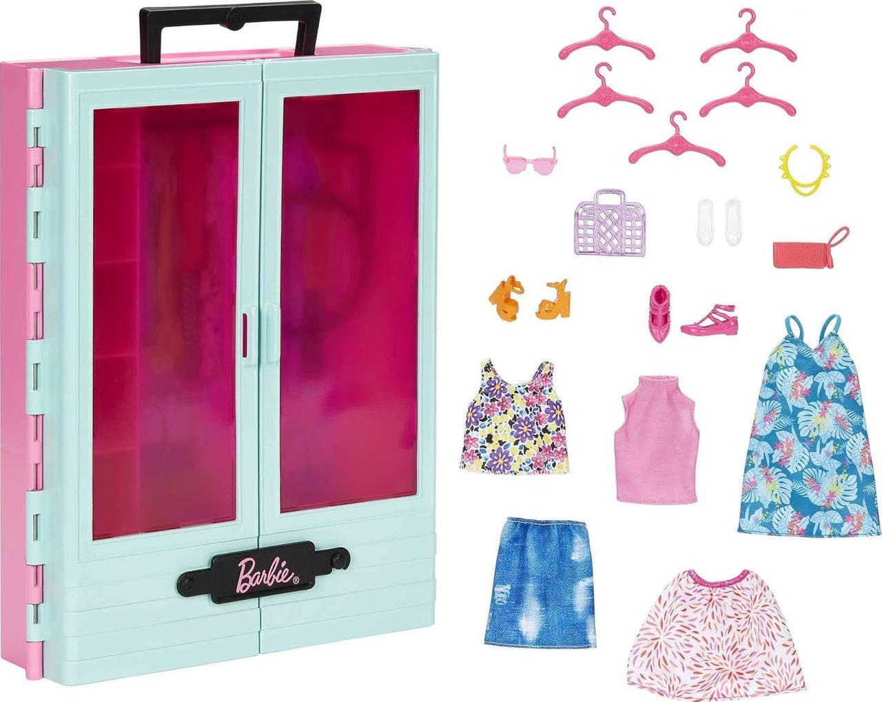 Игровой набор Barbie Невероятный шкаф с одеждой и аксессуарами Игровой набор Barbie Невероятный шкаф с одеждой и аксессуарами