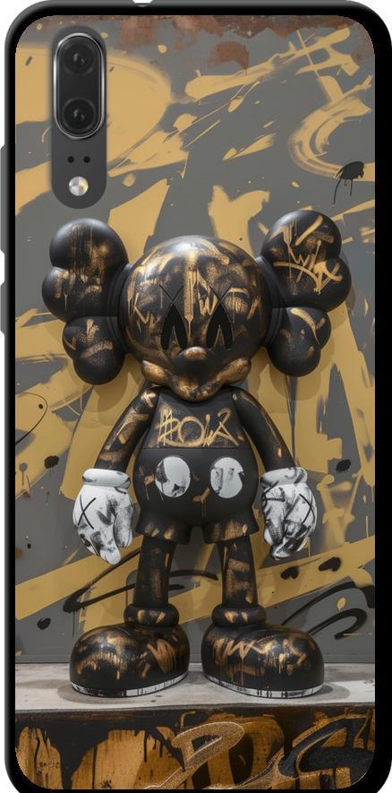 Чехол на Huawei P20 Bronze kaws (6097b-1396-42517)