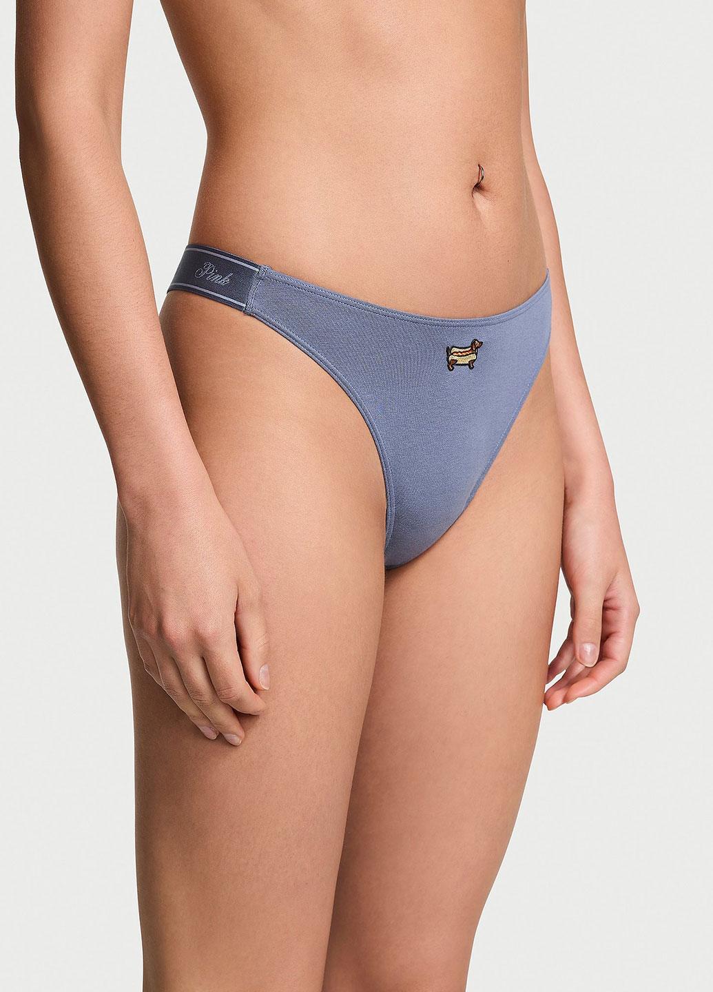 Трусики женские Victoria's Secret S Синий (7000R00416218QB5S)